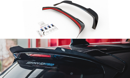Spoiler CAP für Toyota Corolla XII Hatchback schwarz Hochglanz