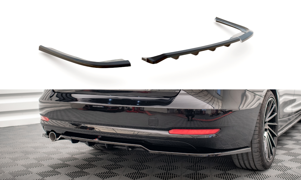 Mittlerer Diffusor Heck Ansatz DTM Look für BMW 3er GT F34 Carbon Look