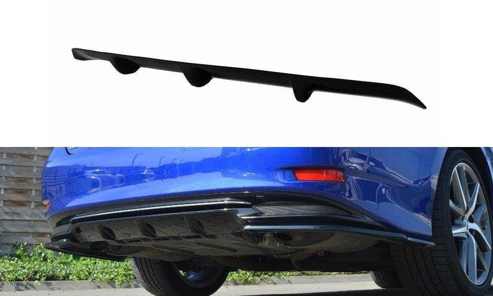 Diffusor Heck Ansatz für Lexus GS Mk4 Facelift H schwarz matt