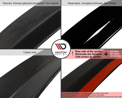 Spoiler CAP für MASERATI QUATTROPORTE MK5 FACELIFT Carbon Look