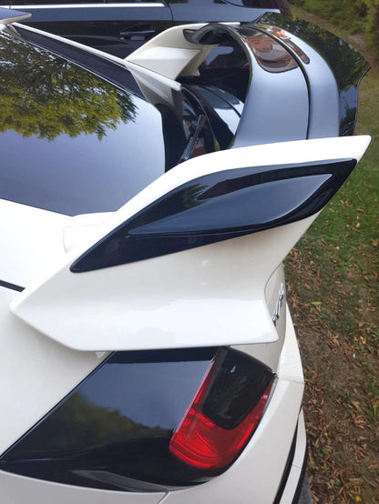 Spoiler Seiten Erweiterung HONDA CIVIC X TYPE R Carbon Look