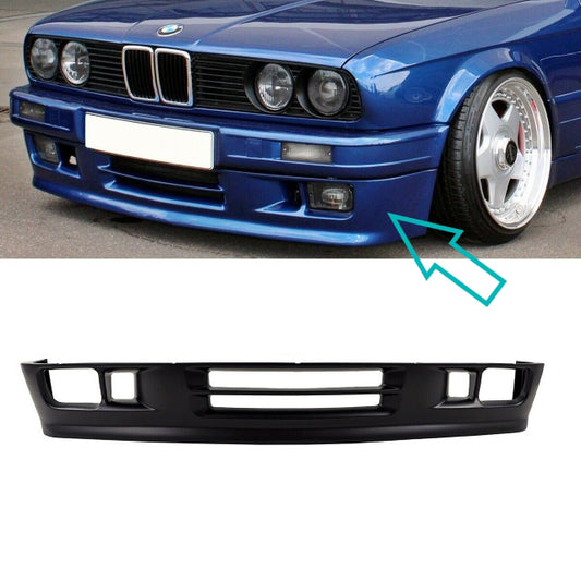 Exklusiv Sport Stoßstange vorne unten schwarz +Spoiler passt für BMW 3er E30 M-Paket II