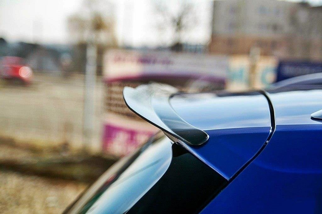 Spoiler CAP für VW Golf 7 / 7 Facelift R / R-Line Kombi schwarz Hochglanz