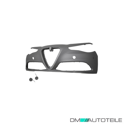 Stoßstange vorne PDC grundiert passt für Alfa Romeo Giulia 952 für PDC ohne SRA