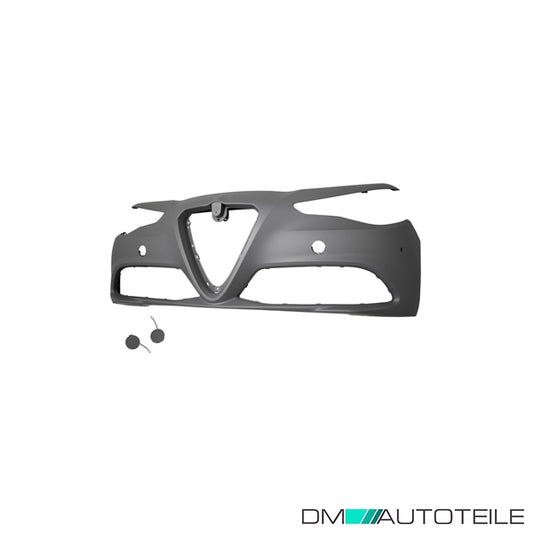 Stoßstange vorne PDC grundiert passt für Alfa Romeo Giulia 952 für PDC ohne SRA