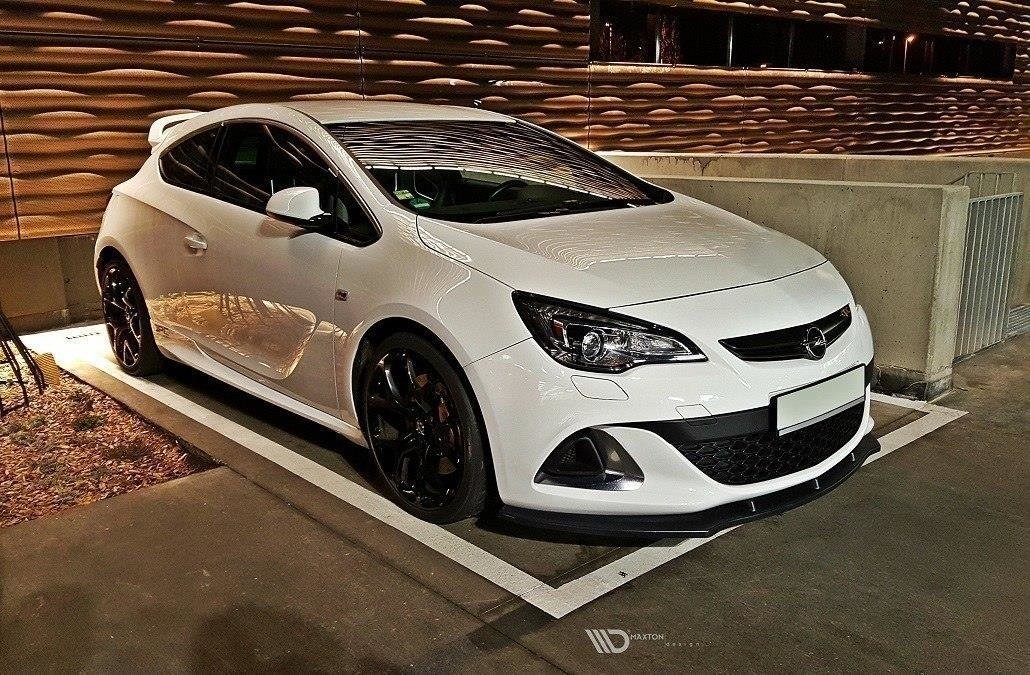 Front Ansatz für OPEL ASTRA J OPC / VXR v.1 schwarz matt