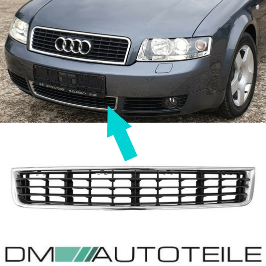 Stoßstangen Gitter vorne mitte für Audi A4 B6 Avant Cabriolet B7 8E2 2000-2004