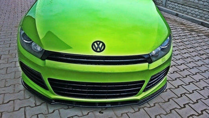 Front Ansatz für VW SCIROCCO R schwarz Hochglanz