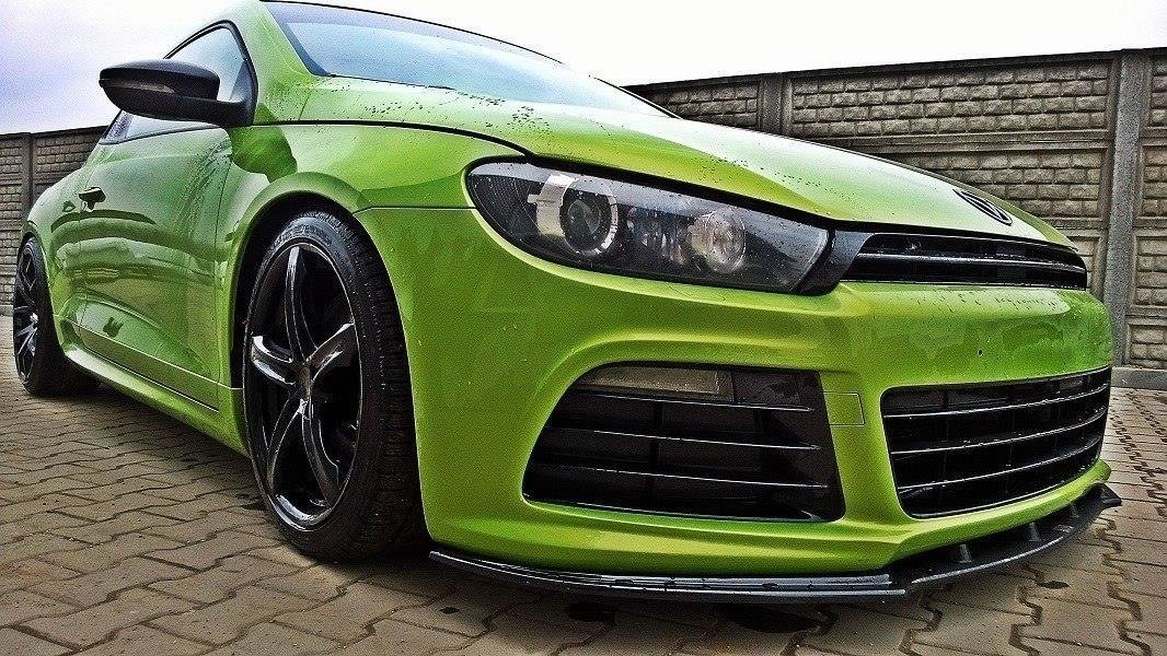 Front Ansatz für VW SCIROCCO R schwarz matt