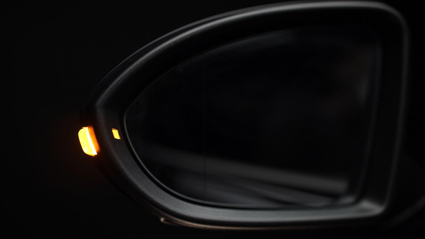 2x OSRAM Dynamische LED Spiegelblinker passt für VW Golf 7 Touran 5T Weiß