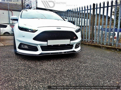 Front Ansatz V.1 für Ford Focus ST Mk3 FL schwarz matt