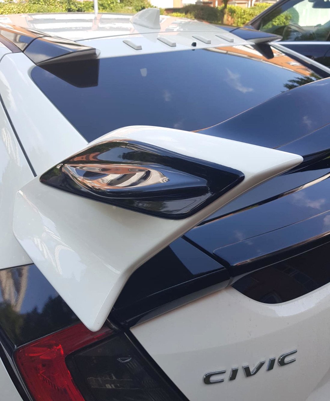 Spoiler Seiten Erweiterung HONDA CIVIC X TYPE R schwarz Hochglanz