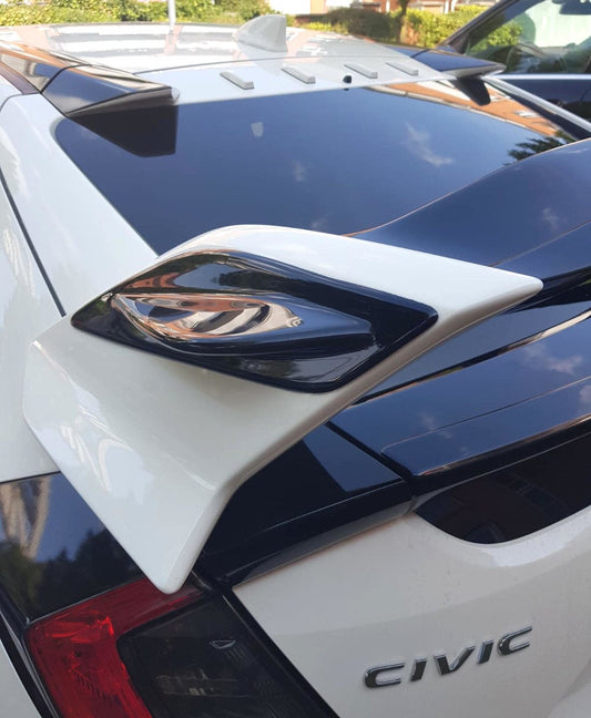 Spoiler Seiten Erweiterung HONDA CIVIC X TYPE R Carbon Look