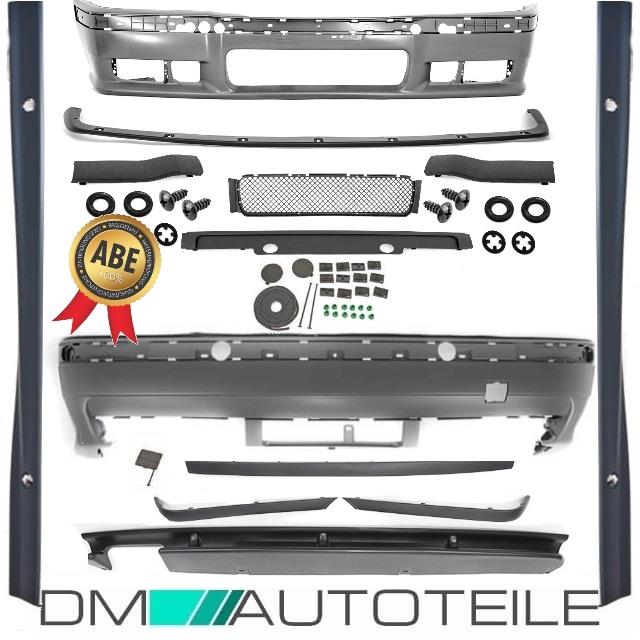 STOßSTANGE Bodykit KOMPLETT+ZUBEHÖR PASST FÜR ALLE BMW E36 MODELLE + M3 M PAKET
