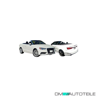 Stoßstange hinten grundiert PDC passt für Audi A3 Cabrio Limo (8V) ab 04/2016