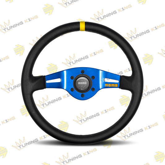 MOMO Lenkrad MOD. 03 350mm Blau Glattleder