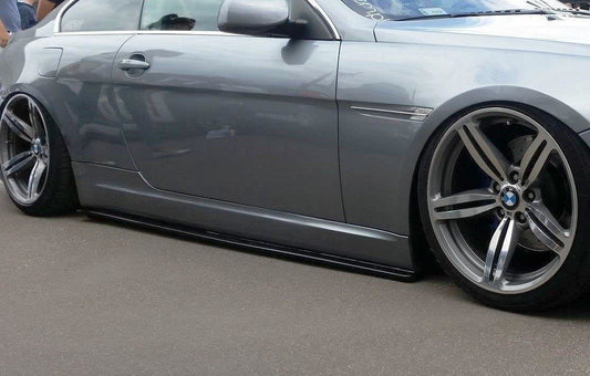 Seitenschweller Ansatz für BMW 6er E63 / E64 (vor Facelift) schwarz Hochglanz