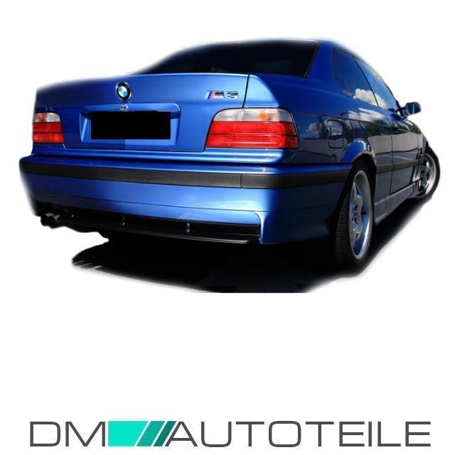 Bodykit Stoßstange + Diffusor + Nebel Black passt für BMW E36 Serie nicht M3 M