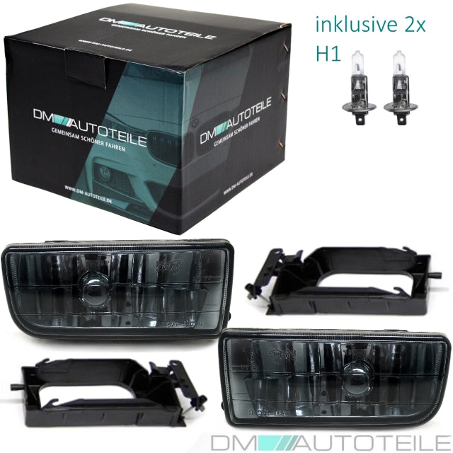 Bodykit Stoßstange + Diffusor + Nebel Black passt für BMW E36 Serie nicht M3 M