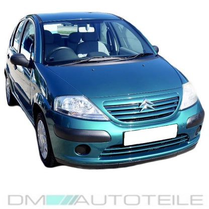 Citroen C3 Stoßstange vorne Bj 02-05 grundiert für Nebelscheinwerfer