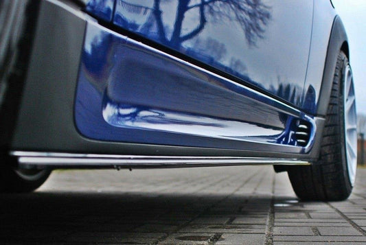 Seitenschweller Ansatz für MINI COOPER R56 JCW schwarz matt