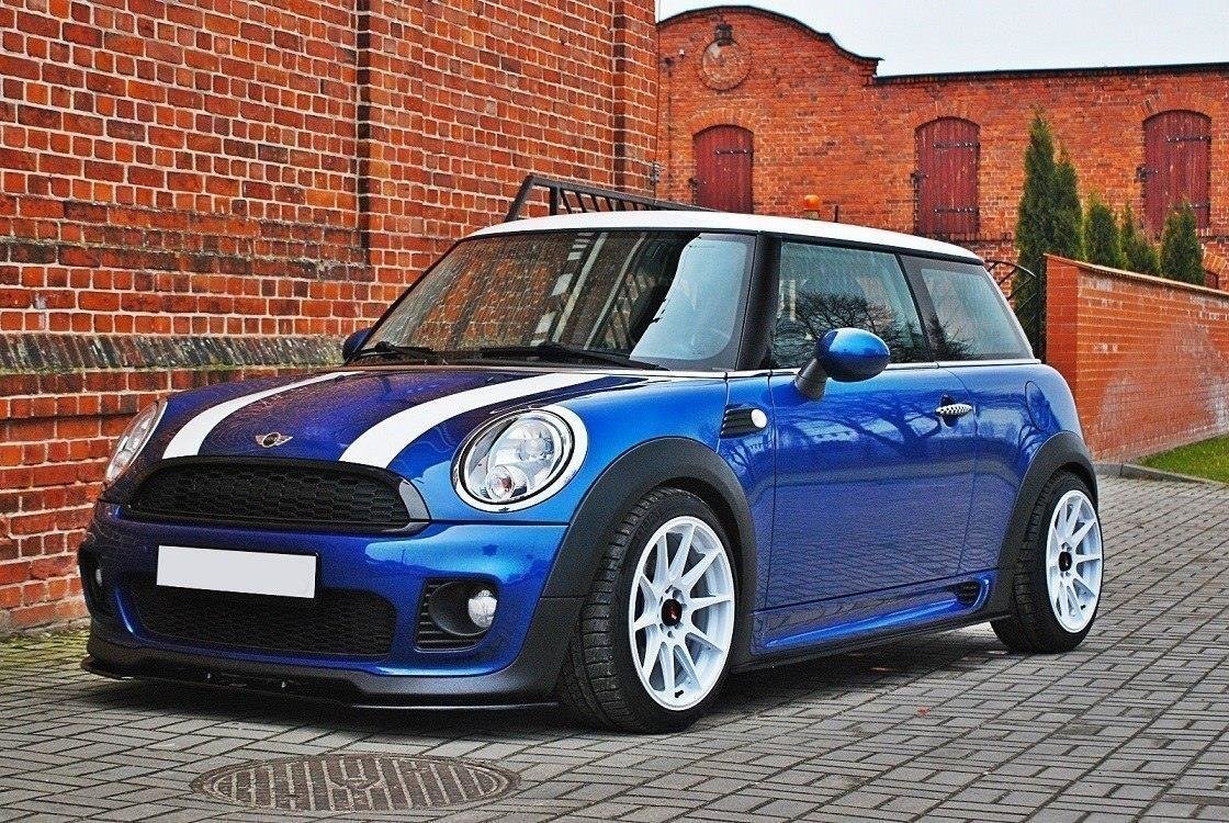 Seitenschweller Ansatz für MINI COOPER R56 JCW schwarz matt