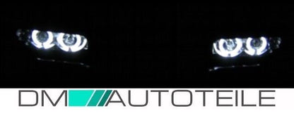 Angel Eyes Scheinwerfer Black passt für E36 alle Modelle Coupe Cabrio 90-99