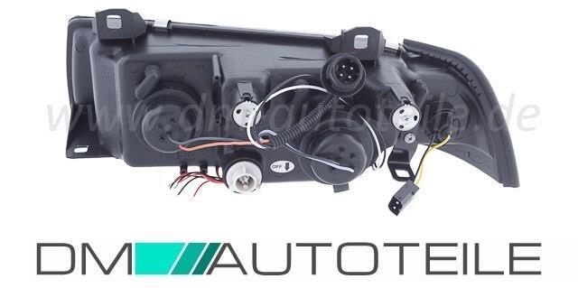 Angel Eyes Scheinwerfer Black passt für E36 alle Modelle Coupe Cabrio 90-99