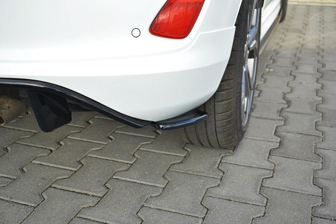 Heck Ansatz Flaps Diffusor V.1 für Ford Fiesta Mk8 ST-Line schwarz matt