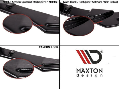 Diffusor Heck Ansatz für Mazda 6 GJ (Mk3) Wagon schwarz matt