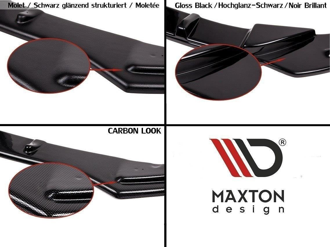 Diffusor Heck Ansatz für Ford Fiesta Mk8 ST-Line Carbon Look