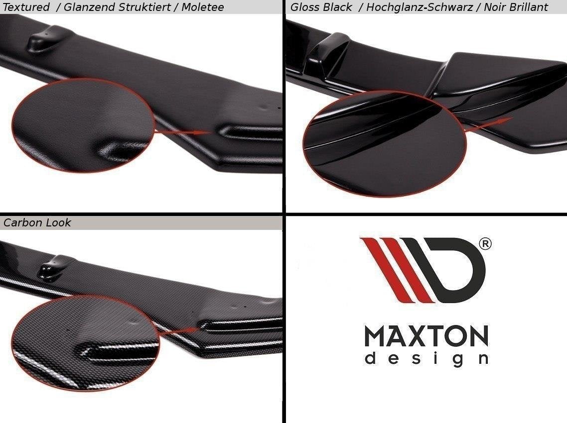 Front Ansatz V.1 für FIAT GRANDE PUNTO ABARTH schwarz Hochglanz