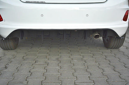 Diffusor Heck Ansatz für Ford Fiesta Mk8 ST-Line schwarz matt