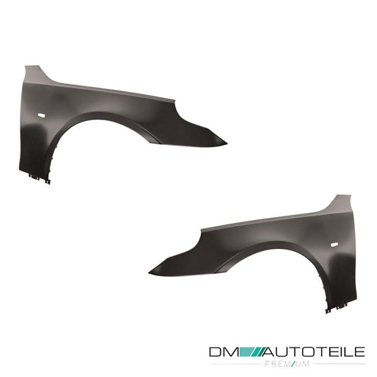 Kotflügel SET rechts+links vorne Alu mit Blinkerloch passt für BMW 5er 03-07