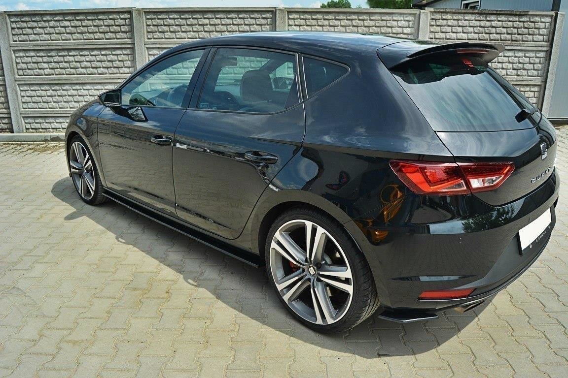 Seitenschweller Ansatz für SEAT LEON III CUPRA / FR Carbon Look