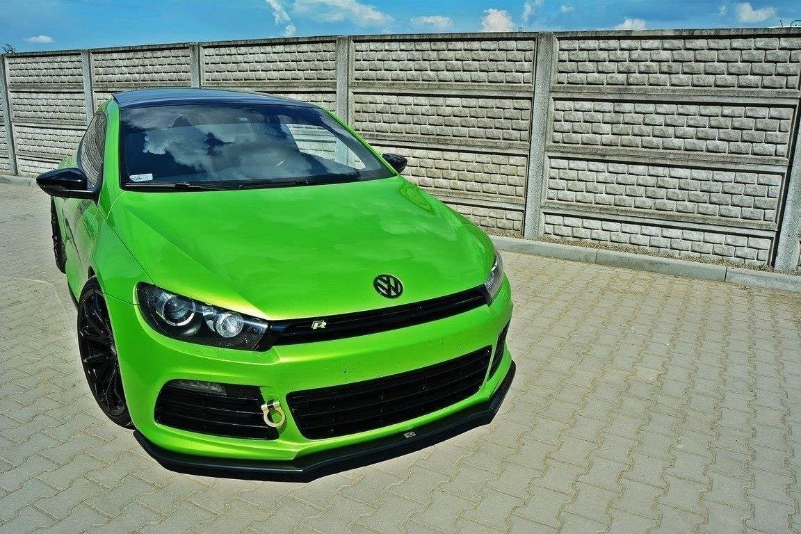 Front Ansatz für VW SCIROCCO R ver2 schwarz Hochglanz