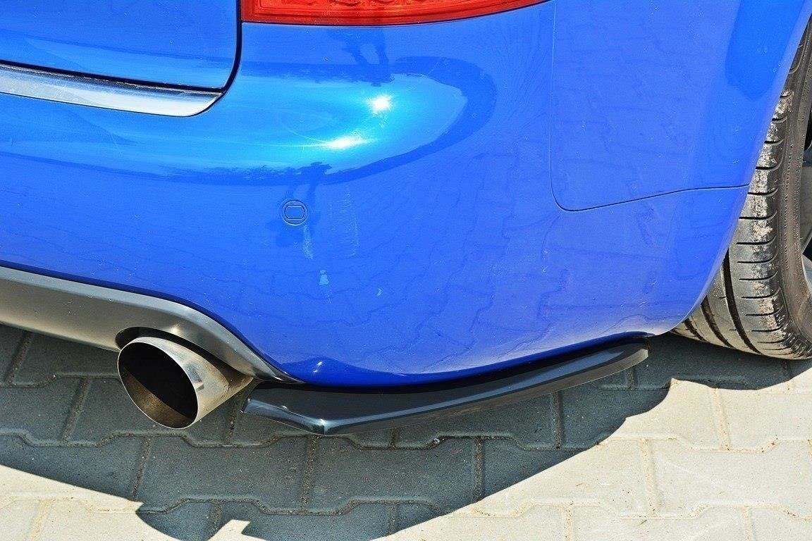 Heck Ansatz Flaps Diffusor für AUDI S4 B6 Avant Carbon Look