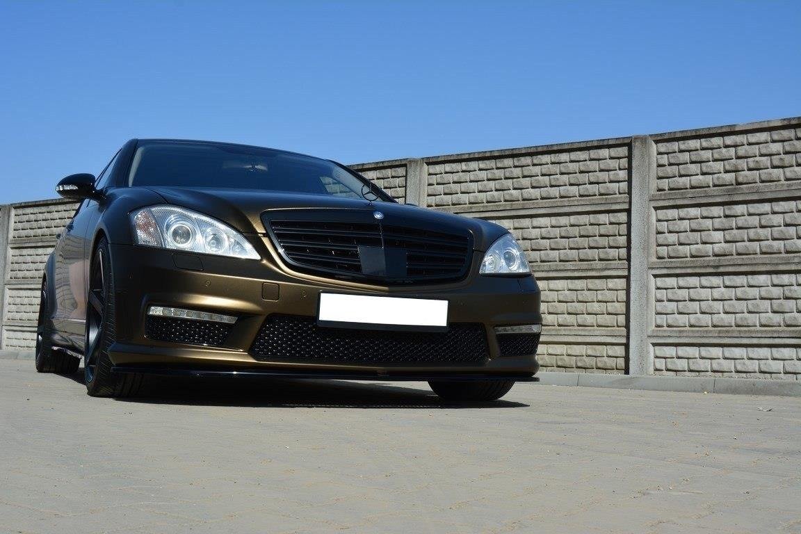 Front Ansatz für MERCEDES S-KLASSE W221 AMG Carbon Look