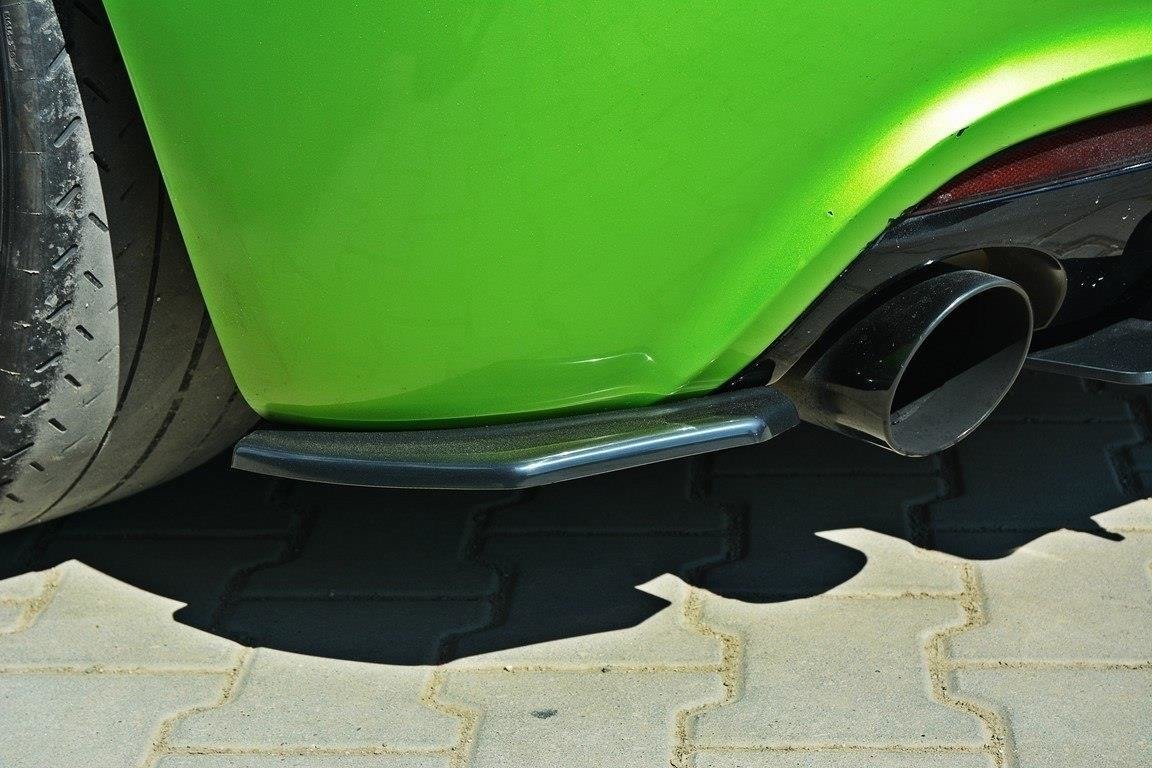 Heck Ansatz Flaps Diffusor für VW SCIROCCO R schwarz Hochglanz