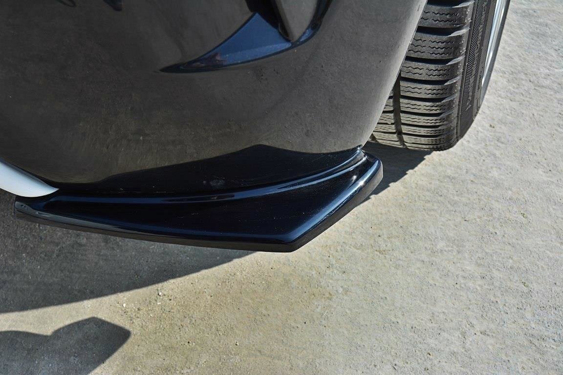 Heck Ansatz Flaps Diffusor für OPEL CORSA D OPC / VXR schwarz matt