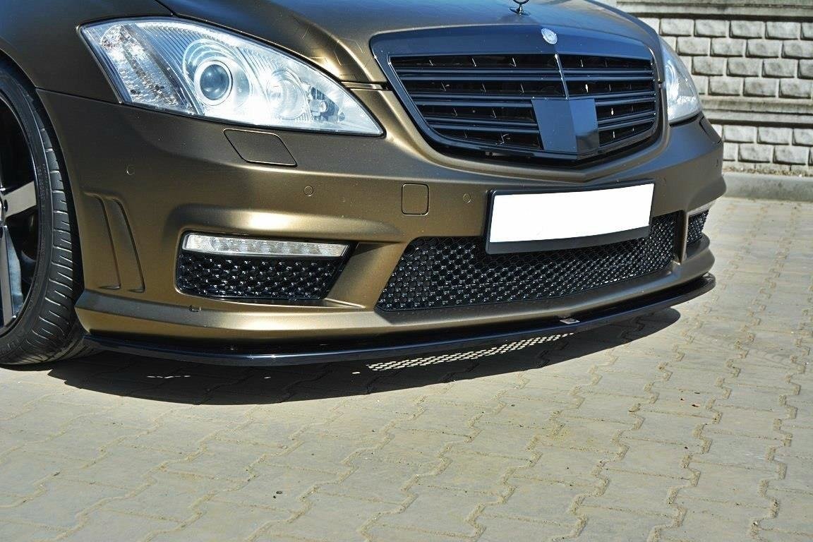 Front Ansatz für MERCEDES S-KLASSE W221 AMG schwarz matt