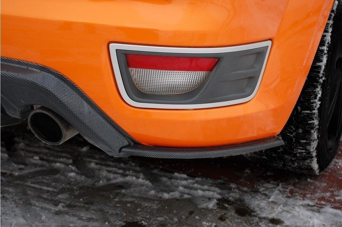 Heck Ansatz Flaps Diffusor für FORD FOCUS MK2 ST VORFACELIFT nur mit Diffusor Heck Ansatz für Carbon Look