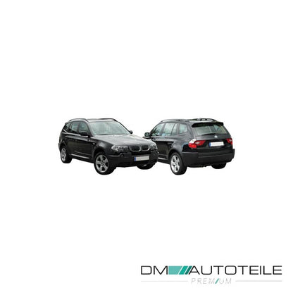 Stoßstange hinten grundiert passt für BMW X3 (E83) 06-10 Facelift LCI ohne PDC
