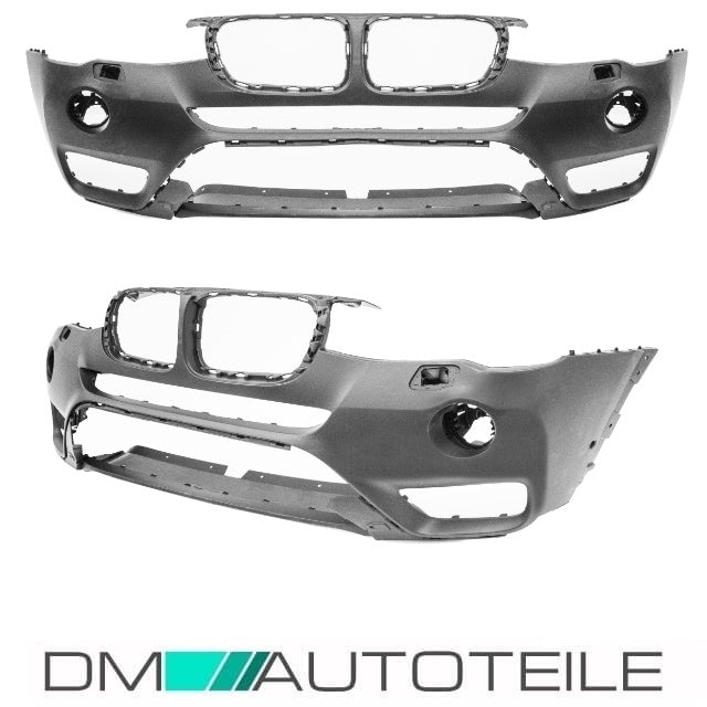 Stoßstange vorne SRA +Park Assistent grundiert passt für BMW X3 (F25) LCi 14-17