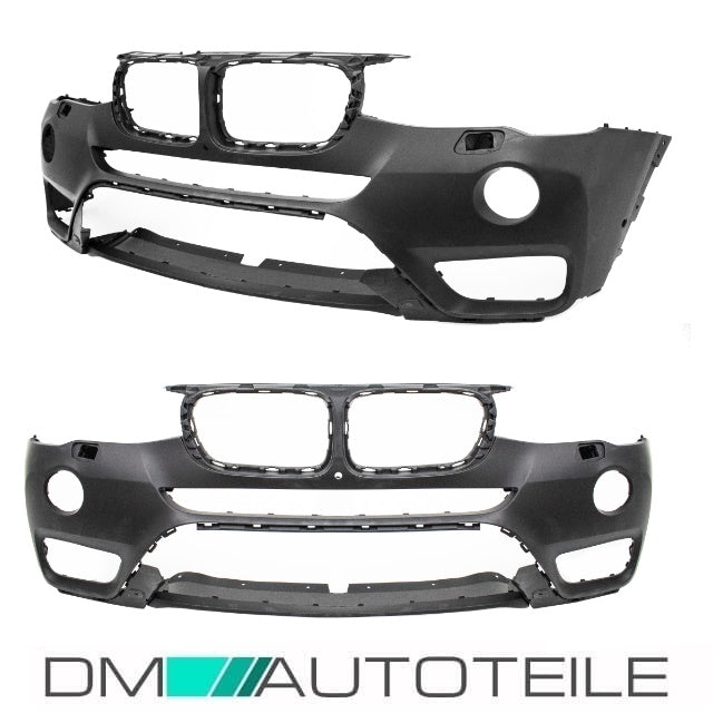 Stoßstange vorne SRA +Parkassist + 360° +LED NSW passt für BMW X3 F25 LCI 2014>