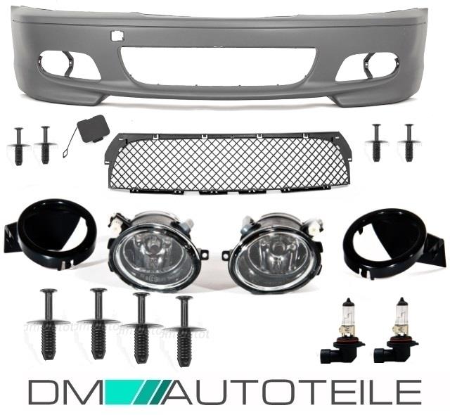 Sport Stoßstange Stoßfänger vorne+NSW für M-Paket M +passt für BMW E46 2/3 Türer
