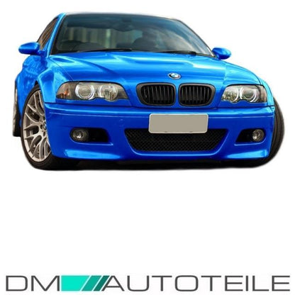 Sport Stoßstange Vorne passt für BMW E46 Vorfacelift + NSW + Nieten nicht M3