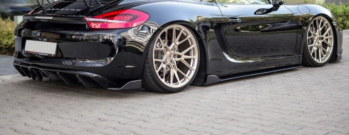 Diffusor Heck Ansatz für Porsche Cayman Mk2 981C