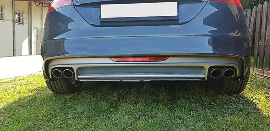 Mittlerer Diffusor Heck Ansatz für Audi TT S Mk2 (8J) Carbon Look