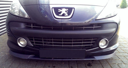 Front Ansatz für PEUGEOT 207 vor Facelift Carbon Look